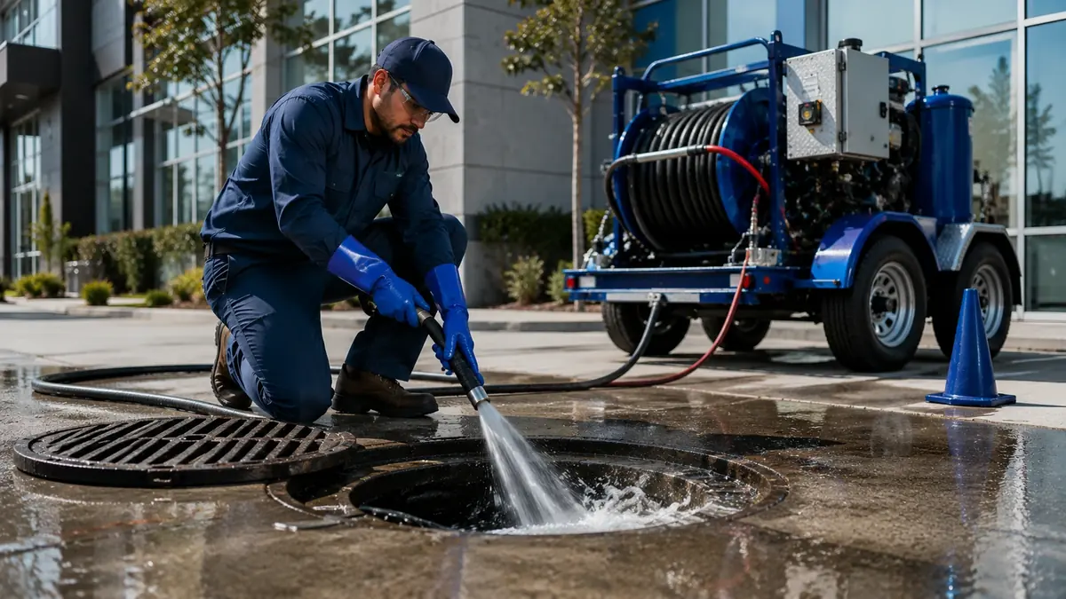 Commercial Hydro Jet Drain Cleaning in Brisbane