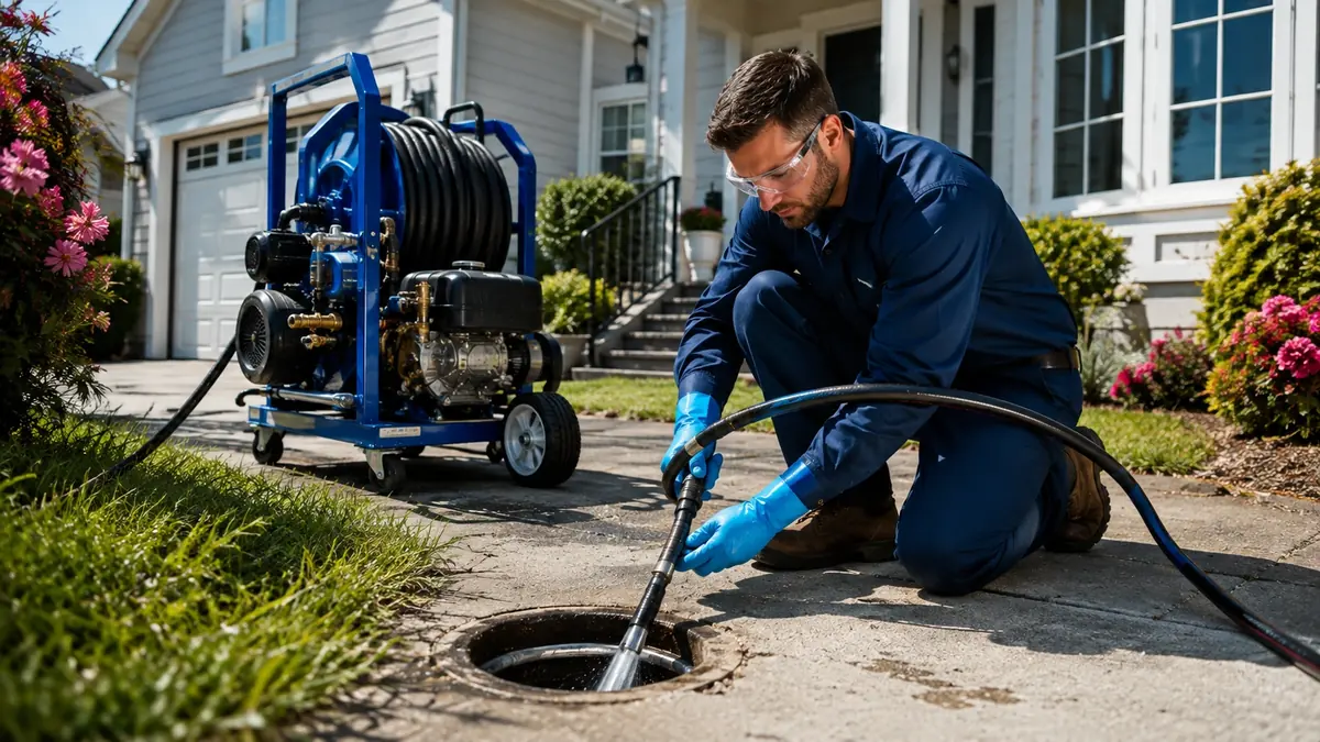 Residential Hydro Jet Drain Cleaning in Brisbane