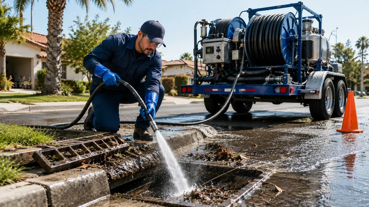 Storm Drain Hydro Jet Cleaning in Brisbane